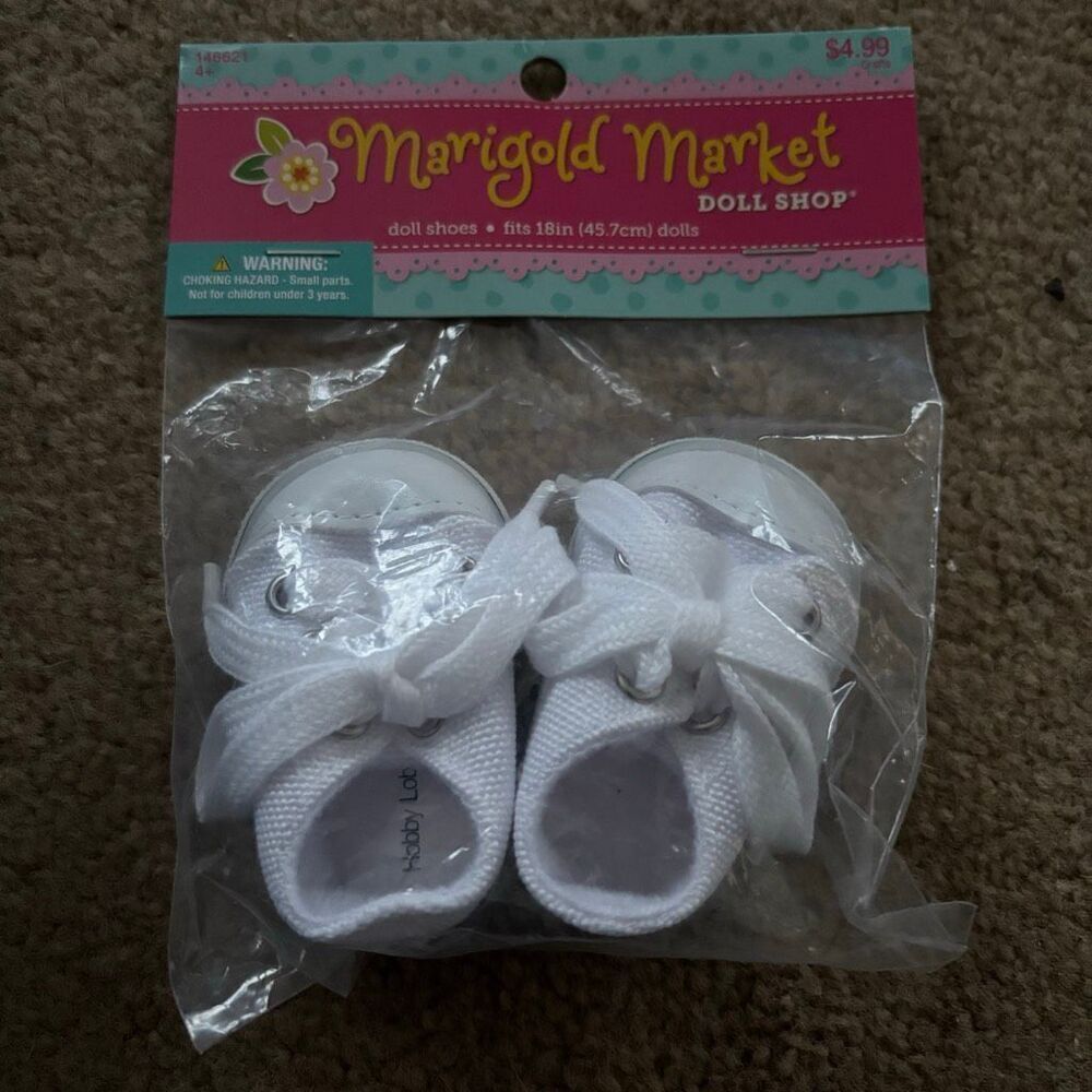 Marigold Market Doll Shoes Fits 18” (45.7 cm) 2014 New